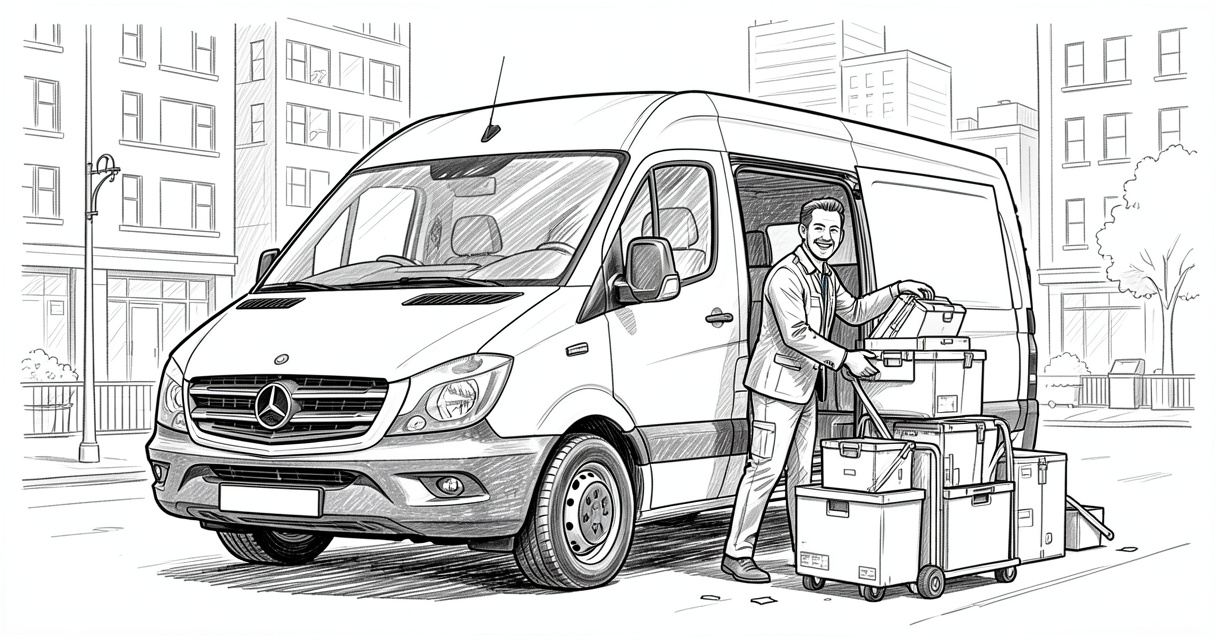 Entrepreneur receives equipment financing for a van startup business