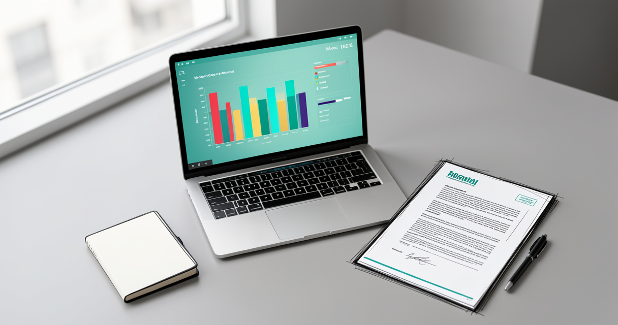 Branded white label SEO audit report on an agency desk